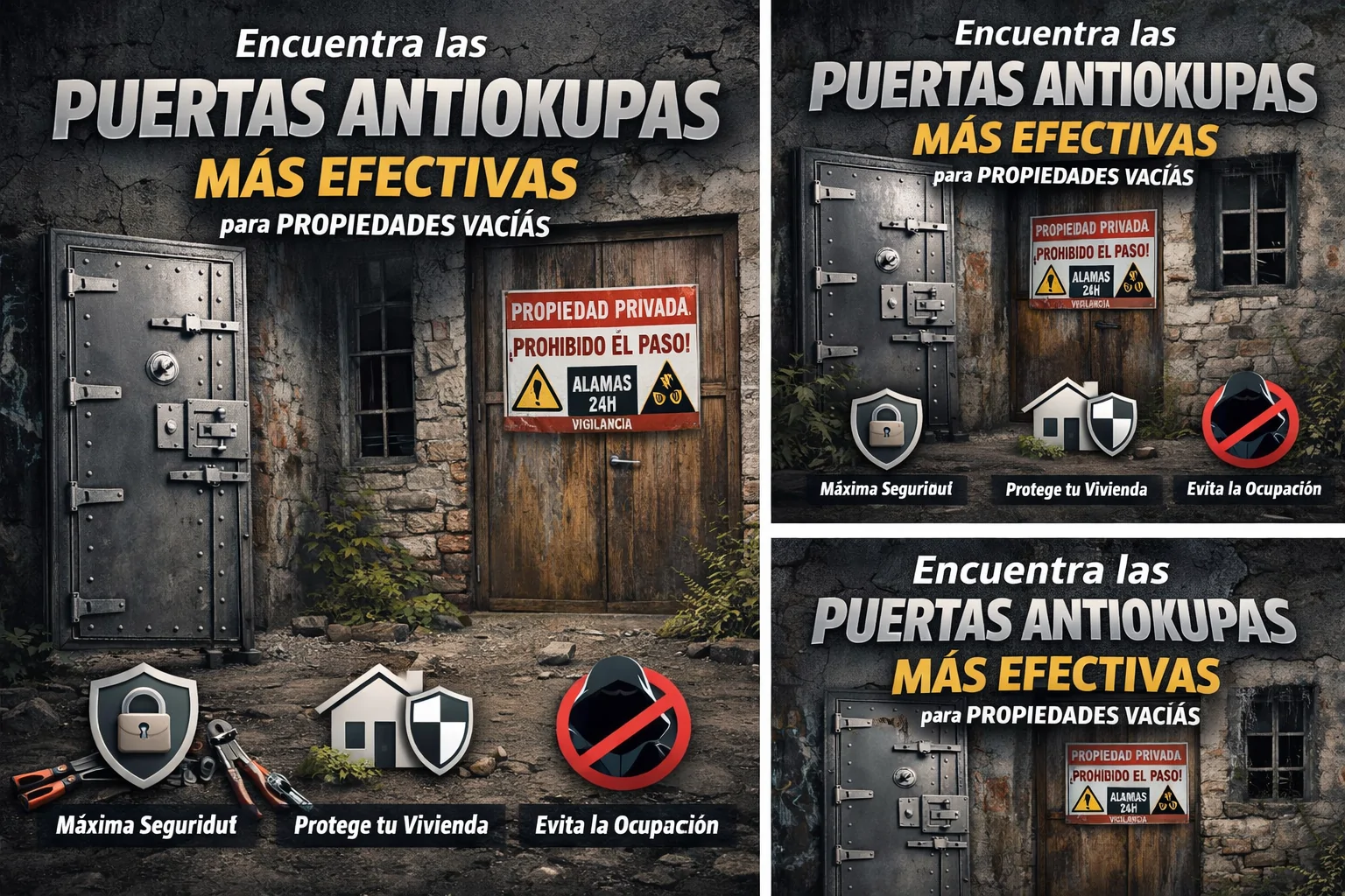 Encuentra las puertas antiokupa mas efectivas para propiedades vacias - Encuentra las puertas antiokupas m&aacute;s efectivas para propiedades vac&iacute;as