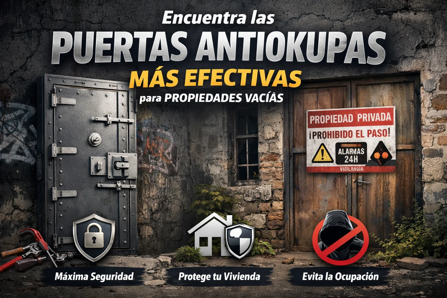 Encuentra las puertas antiokupas mas efectivas para propiedades vacias - Mi cuenta